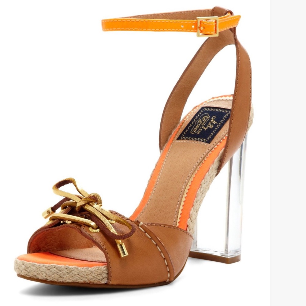 Rowan cognac Milly for sperry top-sider woman sandal 6.5